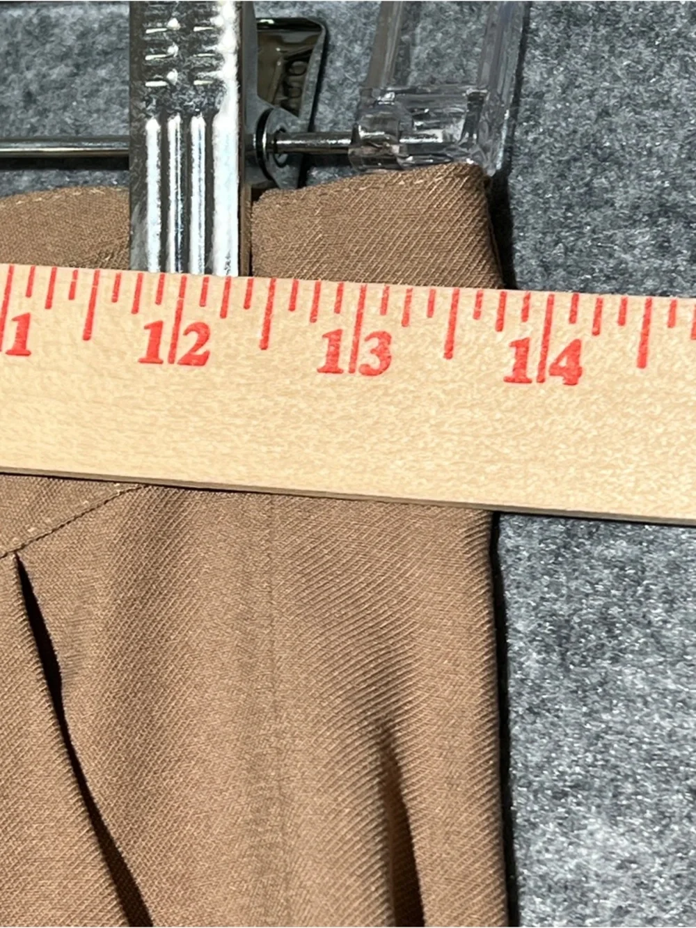 NONCHALANT Fabi Pant Wide Leg High Waist Camel Women’s Medium NEW - Picture 9 of 15